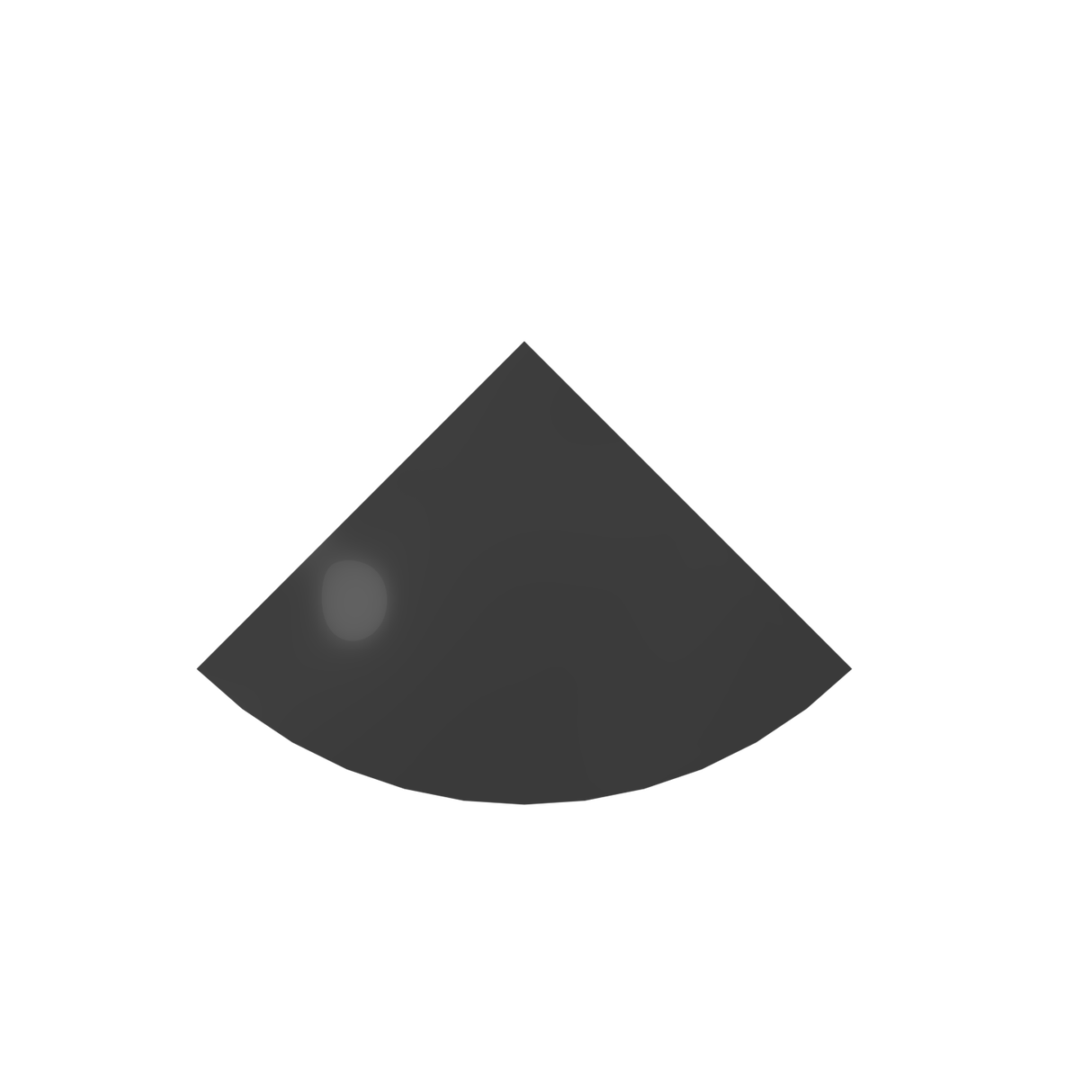 LEGO® 25269 Fliese/Tile 1x1, rund, viertel