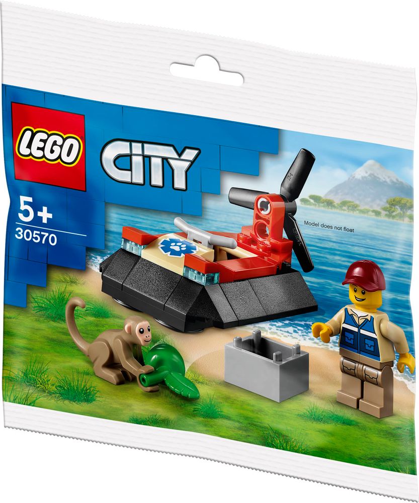LEGO® City 30570 - Luftkissenboot für Tierrettungen
