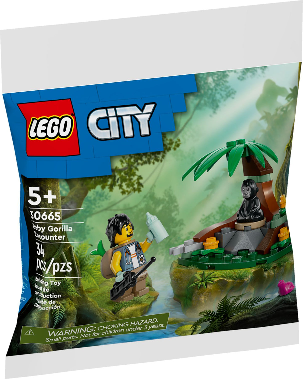 LEGO® City 30665 Dschungelforscher mit Baby-Gorilla
