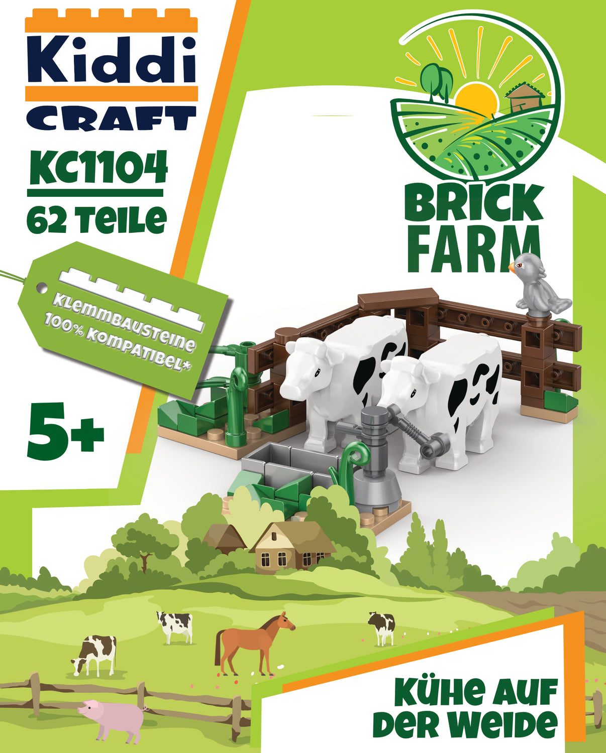 Kiddicraft KC1104 - Kühe auf der Weide