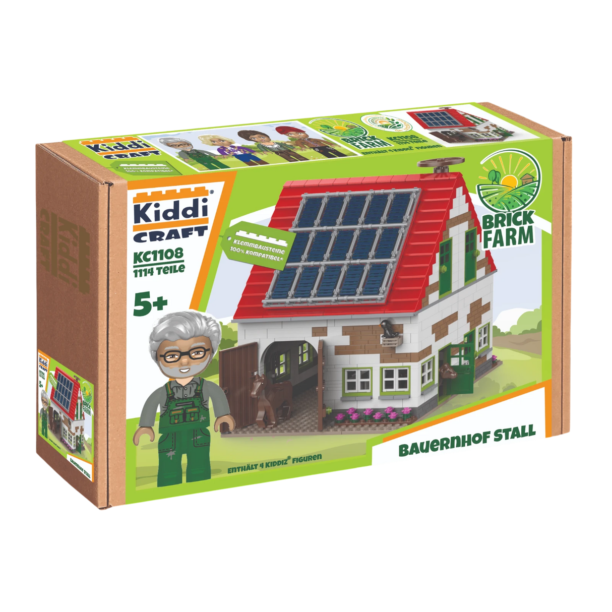Kiddicraft KC1108 - Bauernhof Stall