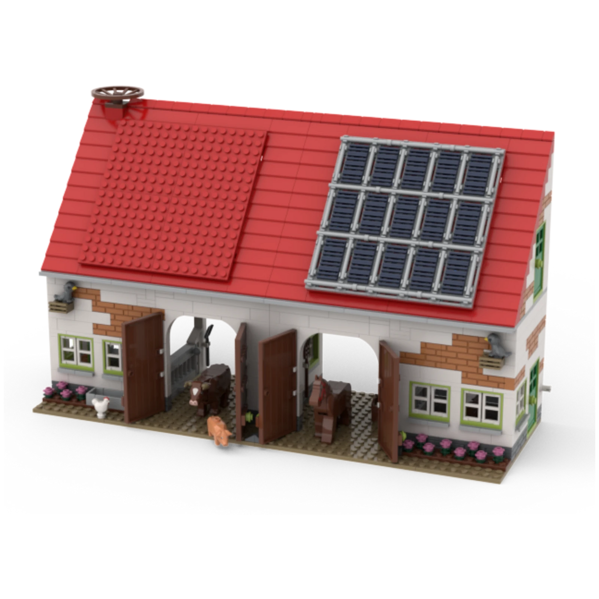 Kiddicraft KC1108 - Bauernhof Stall
