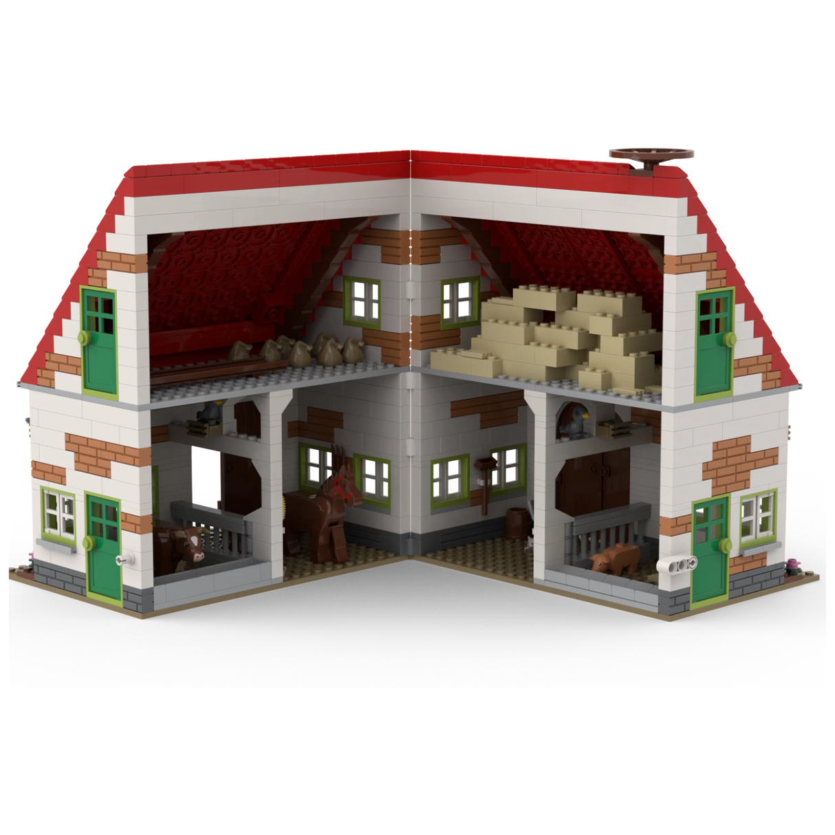 Kiddicraft KC1108 - Bauernhof Stall