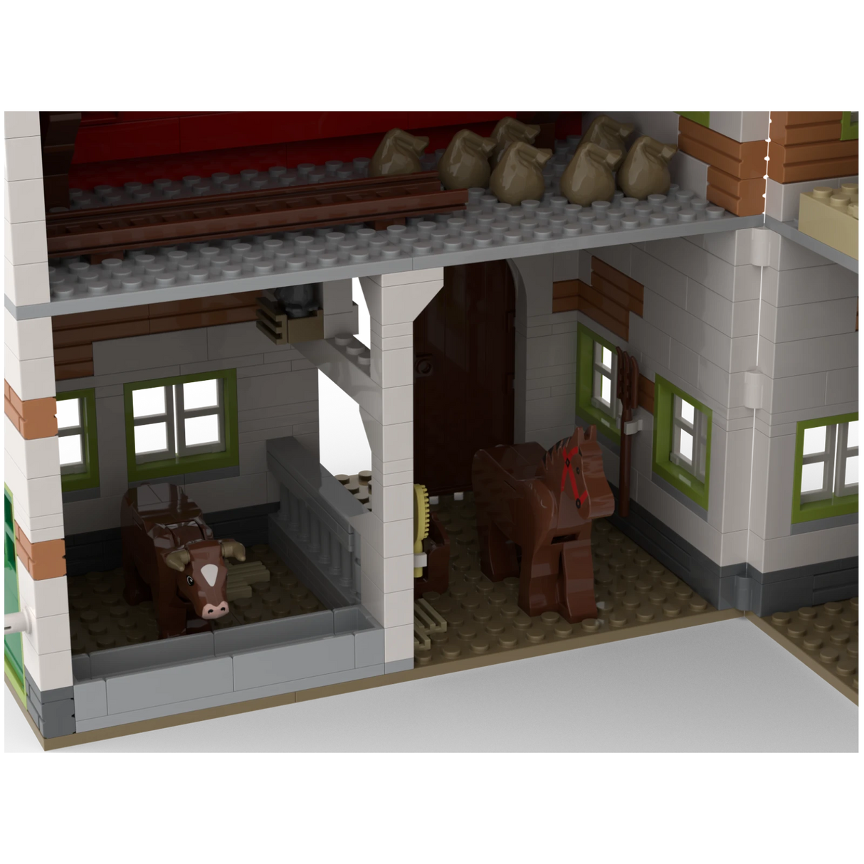 Kiddicraft KC1108 - Bauernhof Stall