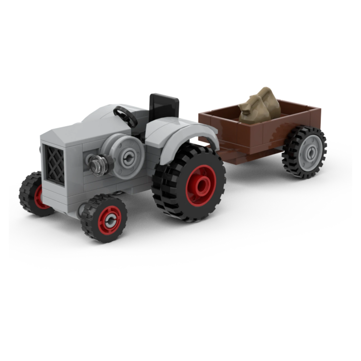 Kiddicraft KC1109 - Kleiner Trecker mit Anhänger