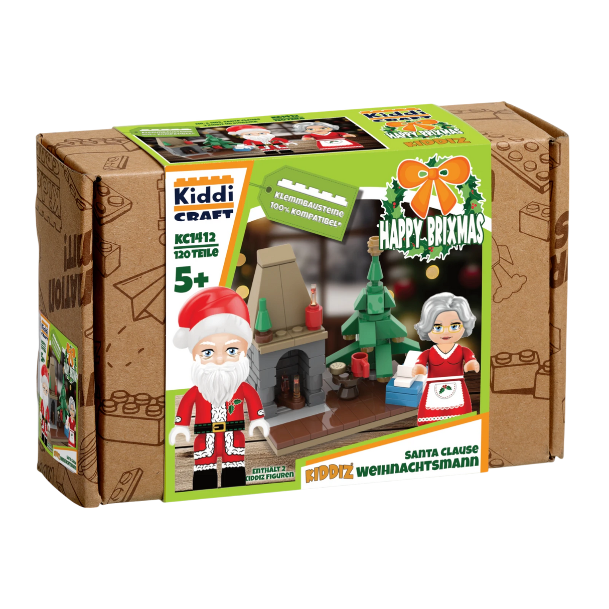 Kiddicraft KC1412 - KIDDIZ Figuren-Pack: Weihnachtsmann