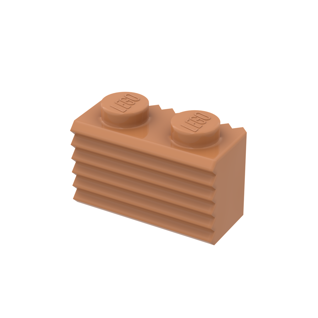 LEGO® 2877 Stein 1x2 mit Rillen