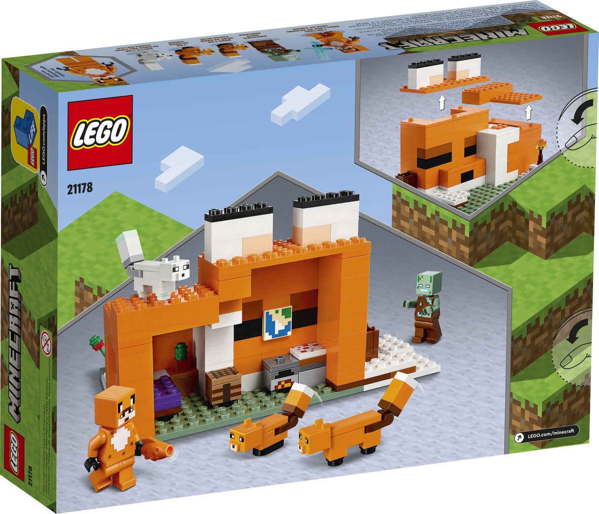 LEGO® Minecraft™ 21178 - Die Fuchs-Lodge