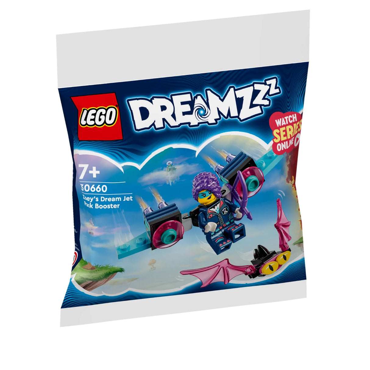 LEGO® DREAMZzz 30660 Zoeys Traumraketenrucksack & Z-Blobs und Bunchus Flucht vor der Spinne
