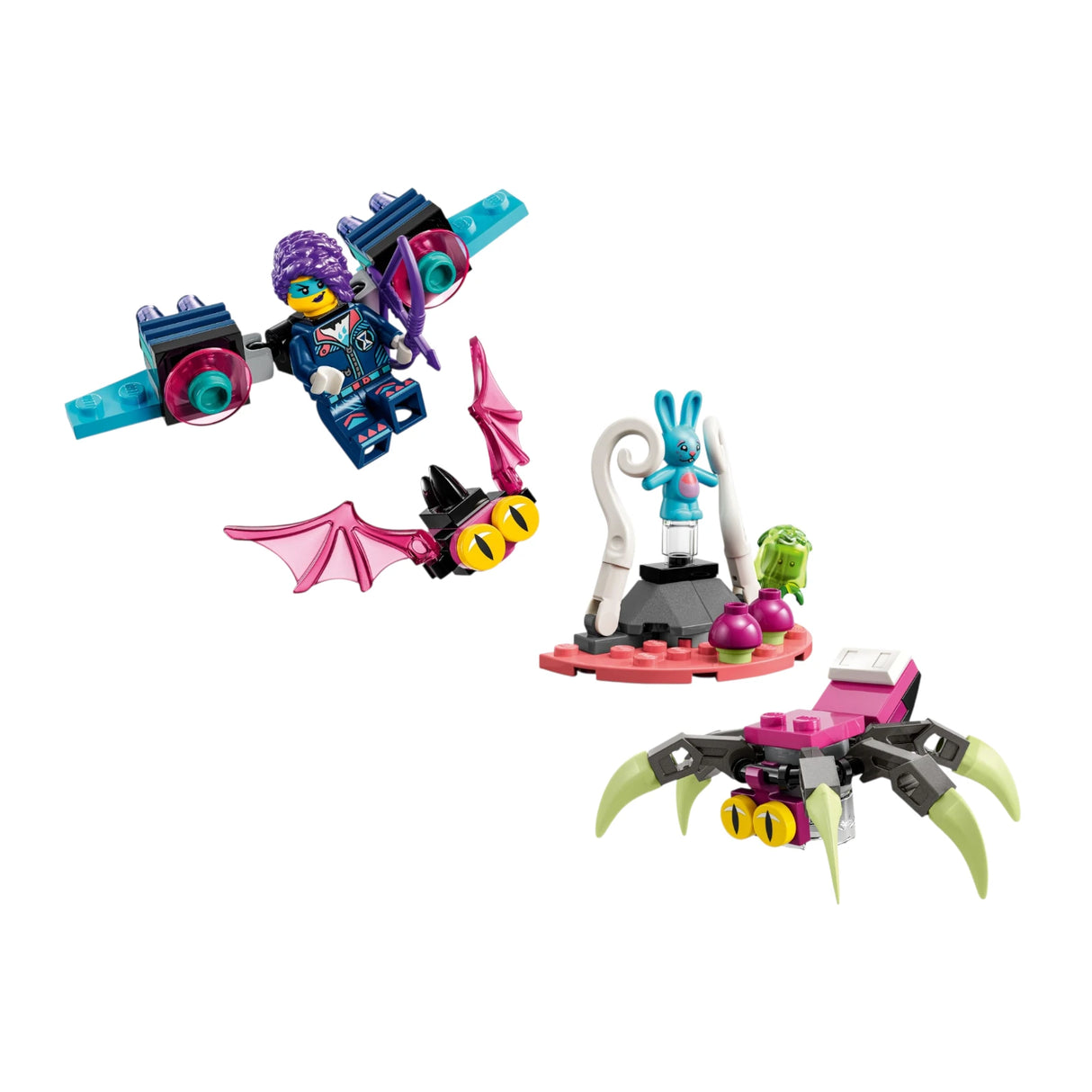 LEGO® DREAMZzz 30660 Zoeys Traumraketenrucksack & Z-Blobs und Bunchus Flucht vor der Spinne