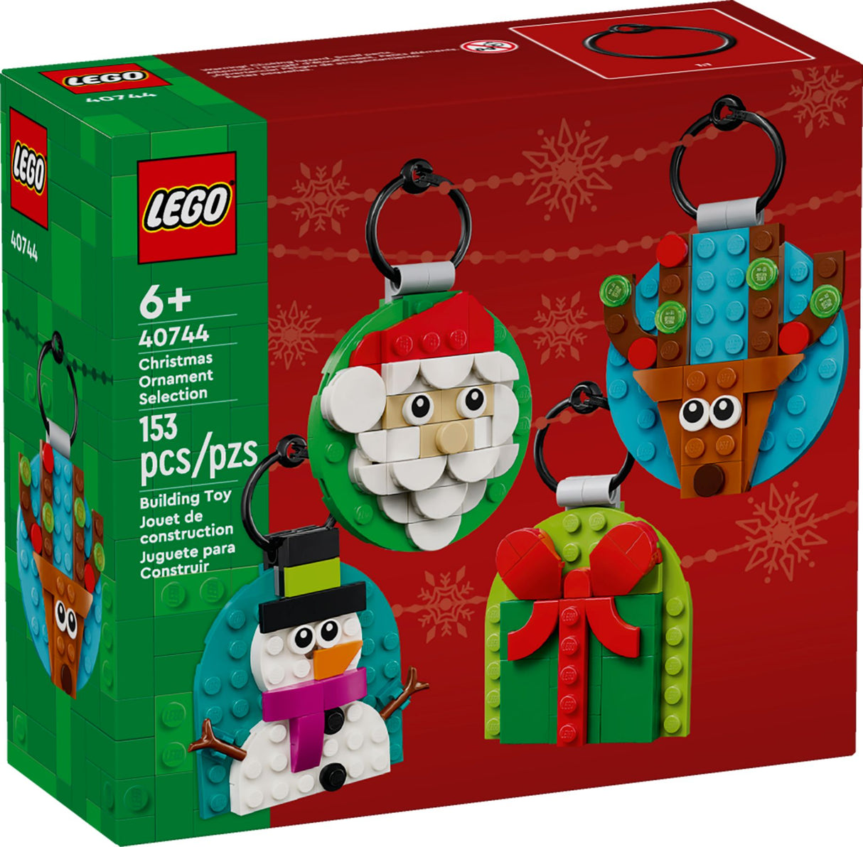 LEGO® Seasonal 40744 – Verschiedene Christbaumanhänger