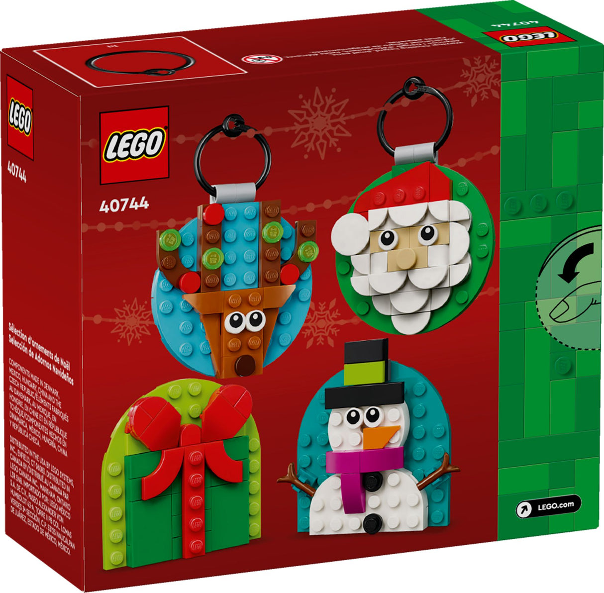 LEGO® Seasonal 40744 – Verschiedene Christbaumanhänger