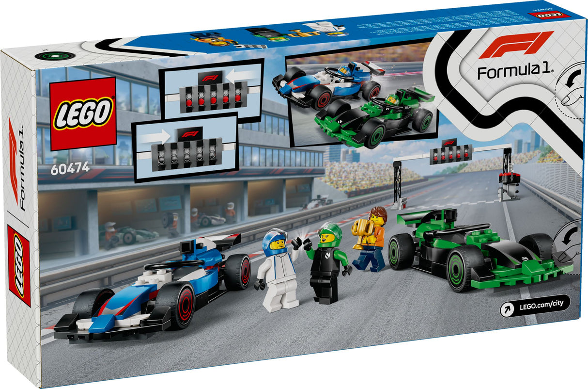 LEGO® City 60474 F1® Startaufstellung mit VCARB & Sauber Rennautos
