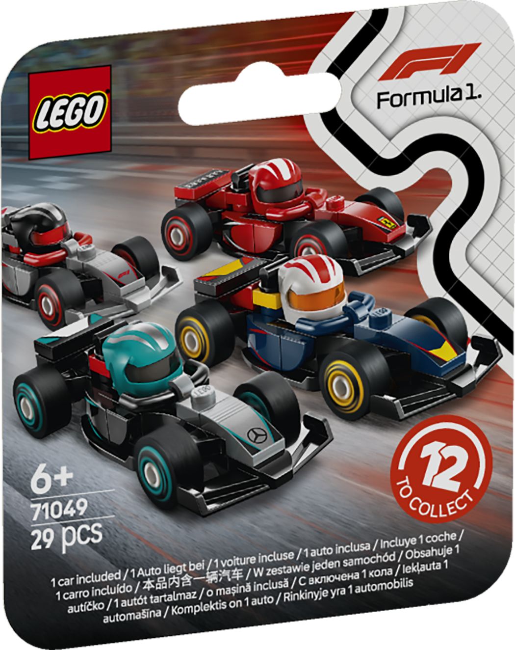 LEGO® Collectable Minifigures 71049 – F1® Rennwagen zum Sammeln