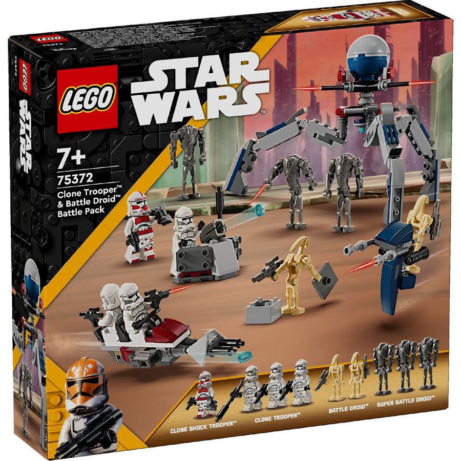 LEGO® Star Wars 75372 Clone Trooper™ & Battle Droid™ Battle Pack