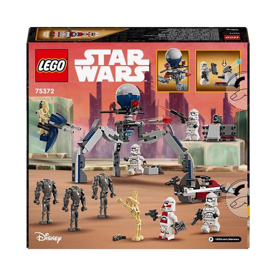LEGO® Star Wars 75372 Clone Trooper™ & Battle Droid™ Battle Pack