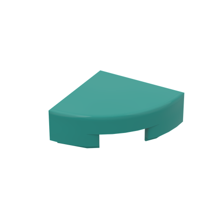 LEGO® 25269 Fliese/Tile 1x1, rund, viertel
