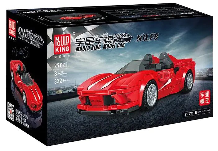 Mould King 27041 - Sportwagen F8 inkl. Vitrine