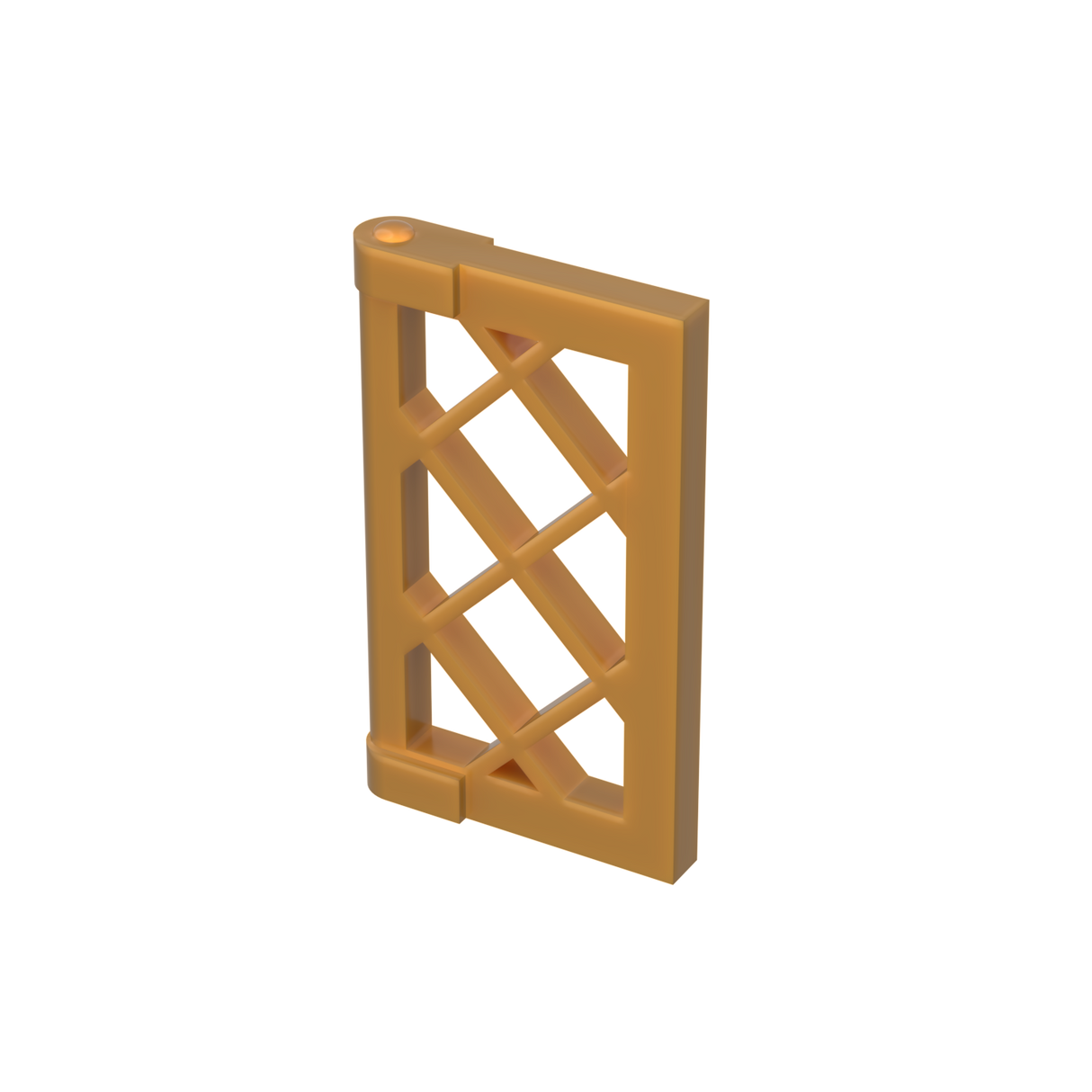 LEGO® 60607 Fensterscheibe 1x2x3 Gitter mit dicken Ecklaschen