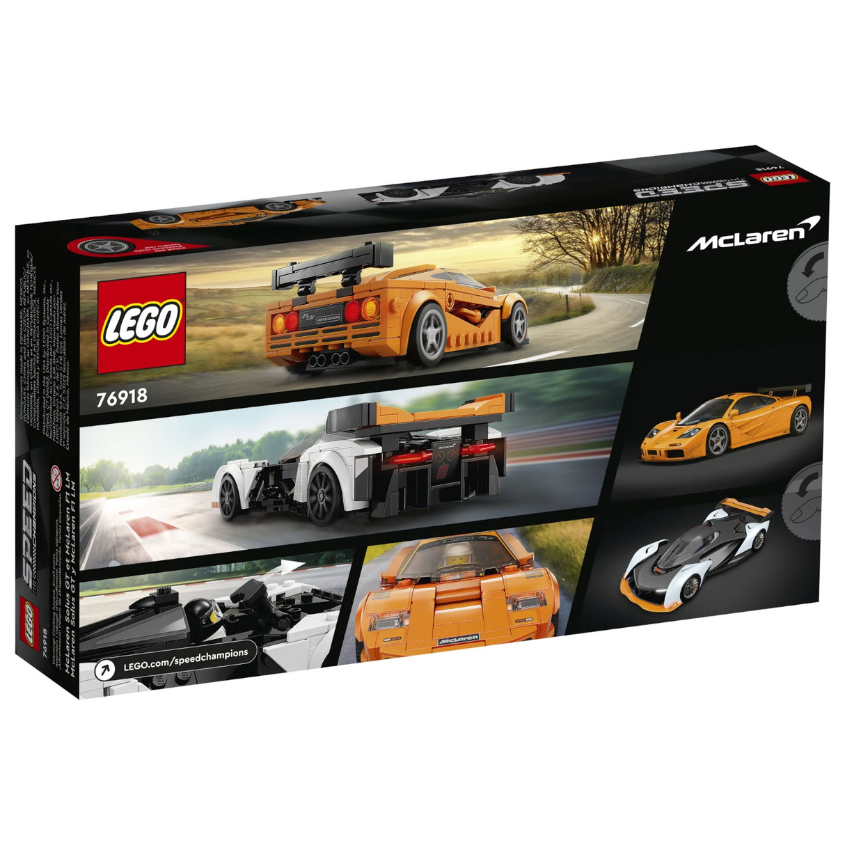 LEGO® Speed Champions 76918 - McLaren Solus GT & McLaren F1 LM