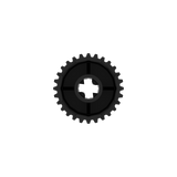 LEGO® 92947 Baustein 2x2, rund, mit Achsloch und Gitter / geriffeltem Profil