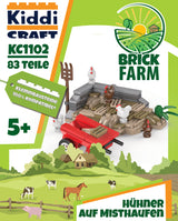 Kiddicraft KC1102 - Misthaufen mit Hühnern