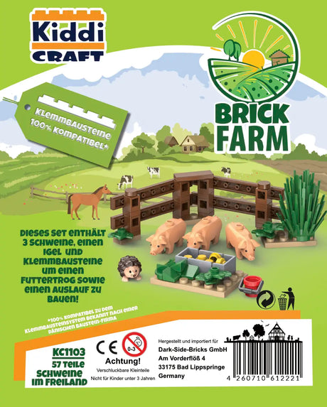 Kiddicraft KC1103 - Schweine im Freiland