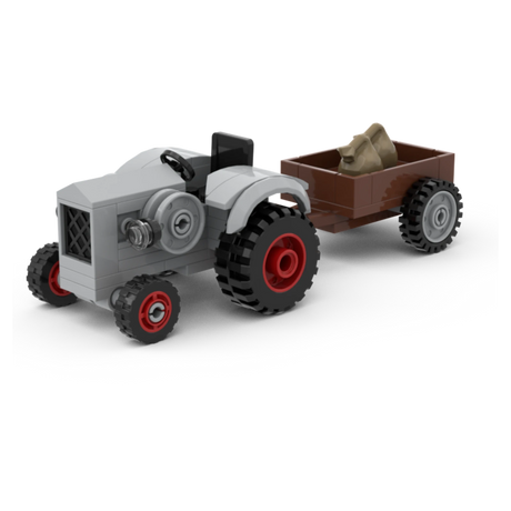 Kiddicraft KC1109 - Kleiner Trecker mit Anhänger