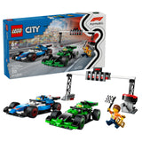 LEGO® City 60474 F1® Startaufstellung mit VCARB & Sauber Rennautos
