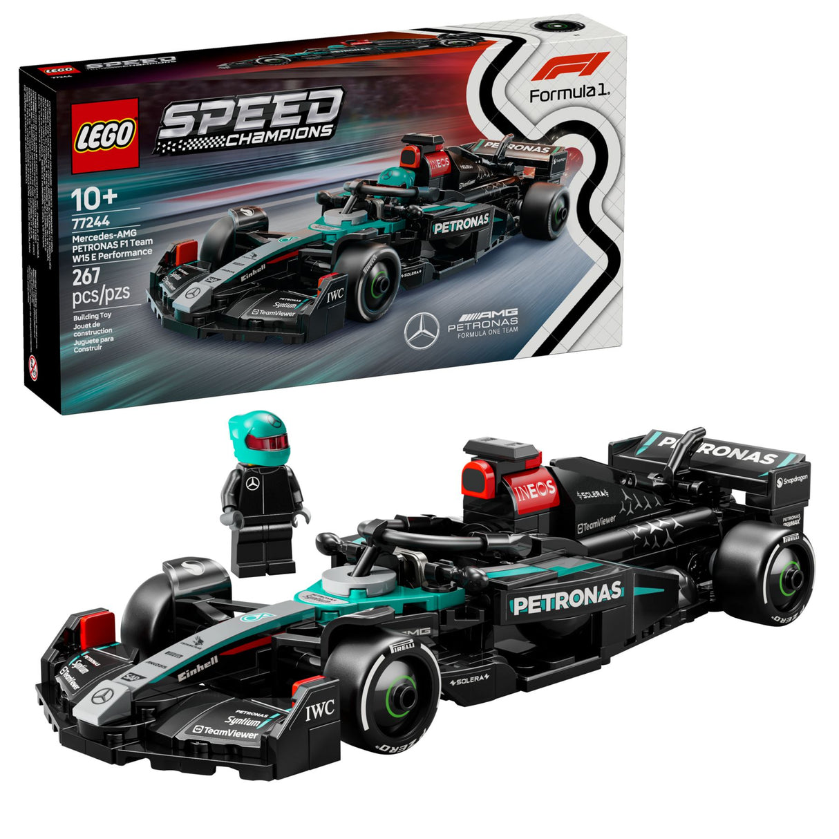 LEGO® Speed Champions 77244 - Mercedes-AMG F1® W15 Rennauto