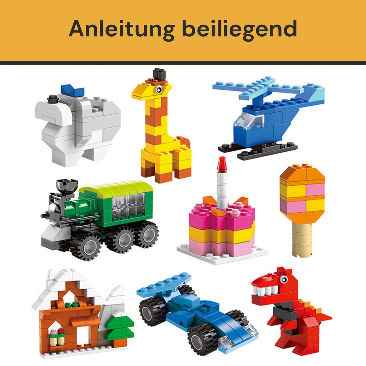 Steinekönig 8528 - Klemmbausteine Mix 1000 Teile